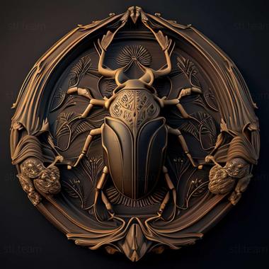 3D модель Ixodes antiquorum (STL)